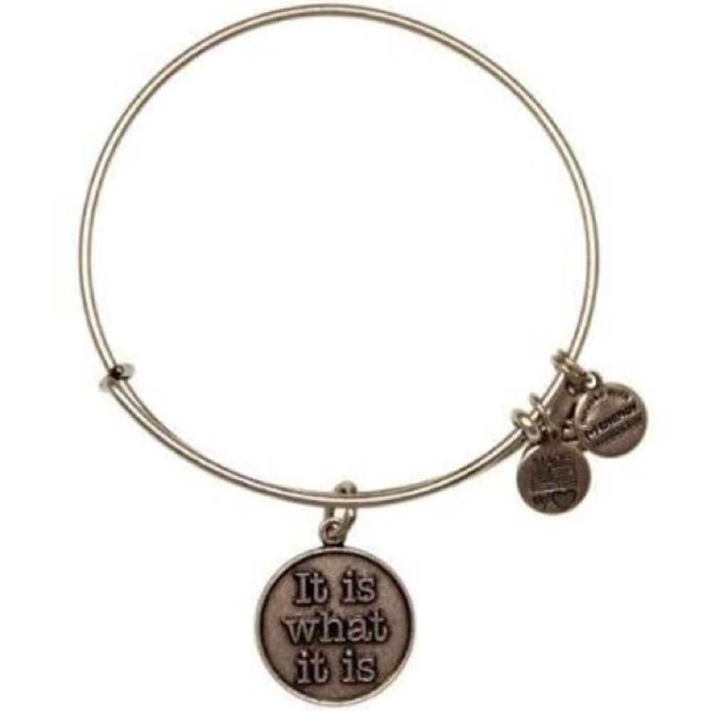 It is what it is Alex and Ani Bracelet in Gold